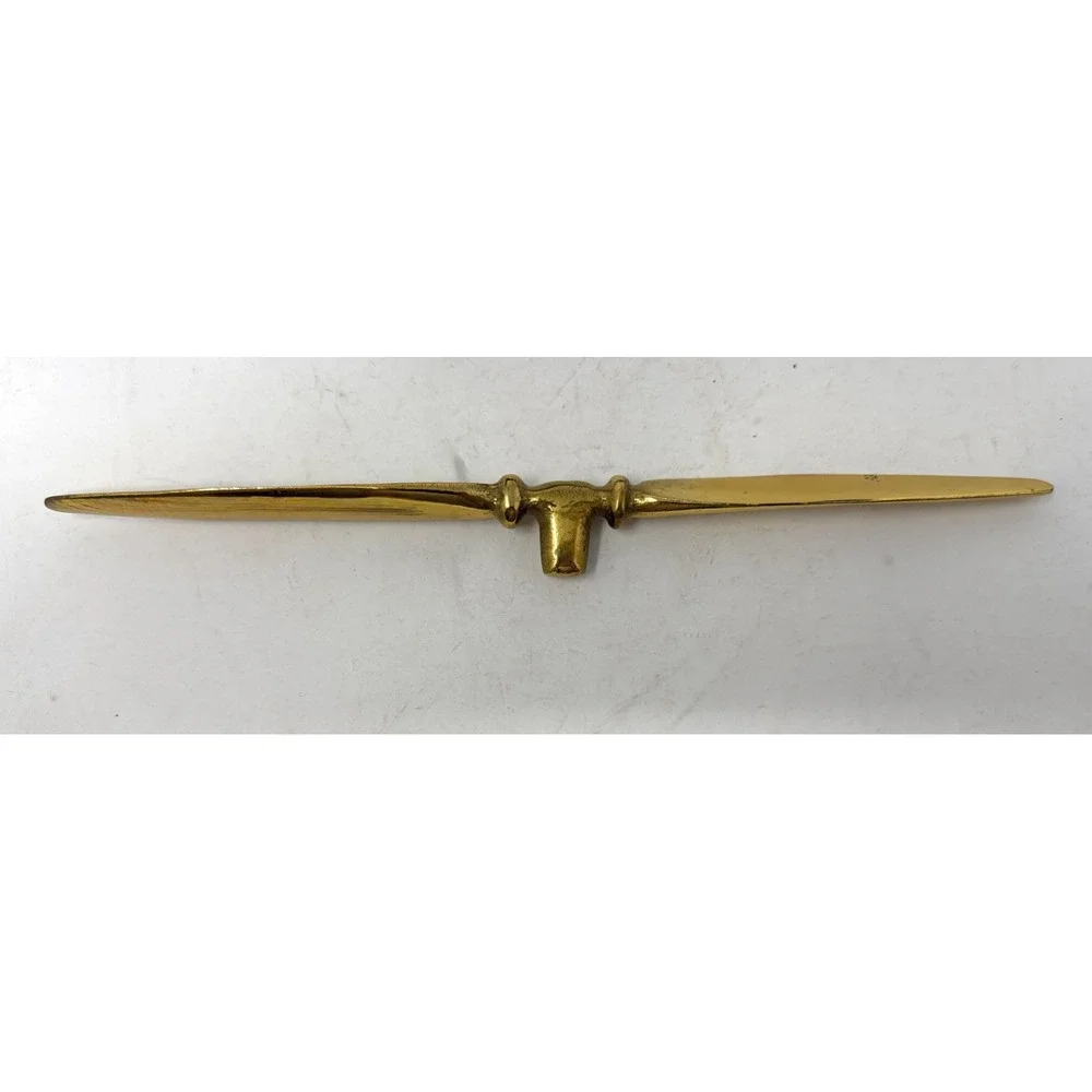 Avierx‎ Gold Plated Propellor Letter Opener Paper Weight